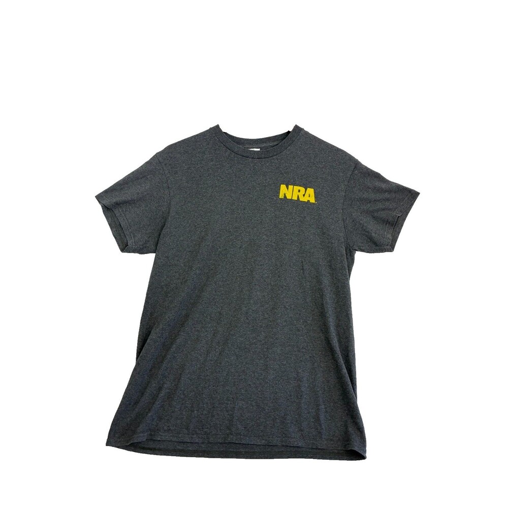 NRA Don't Tread On Me T Shirt Mens Medium Gray Delta Pro Weight Graphic Tee